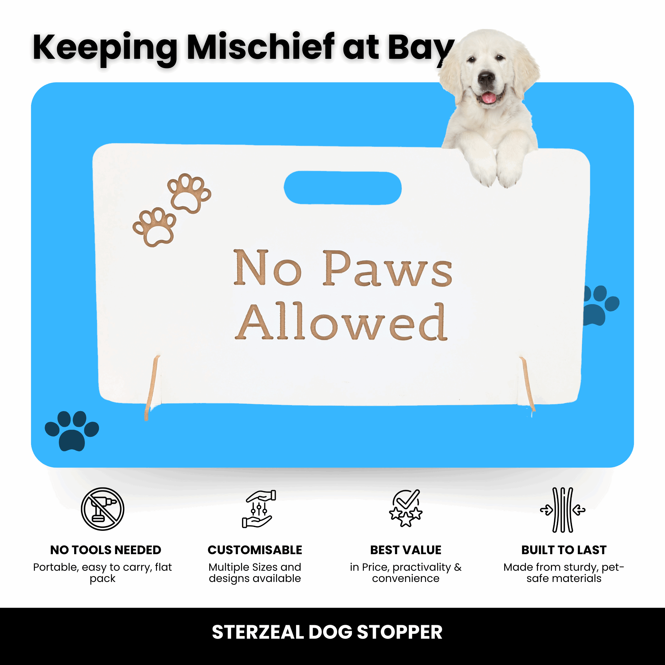 Personalised Dog Stopper